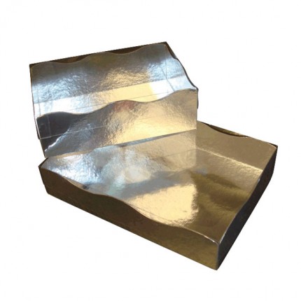 Caja Metal Tapa Transparente