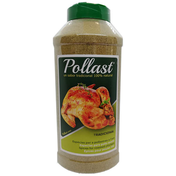 Pollast Tradicional especias para pollo asado - Bote 1,5 Kg. 